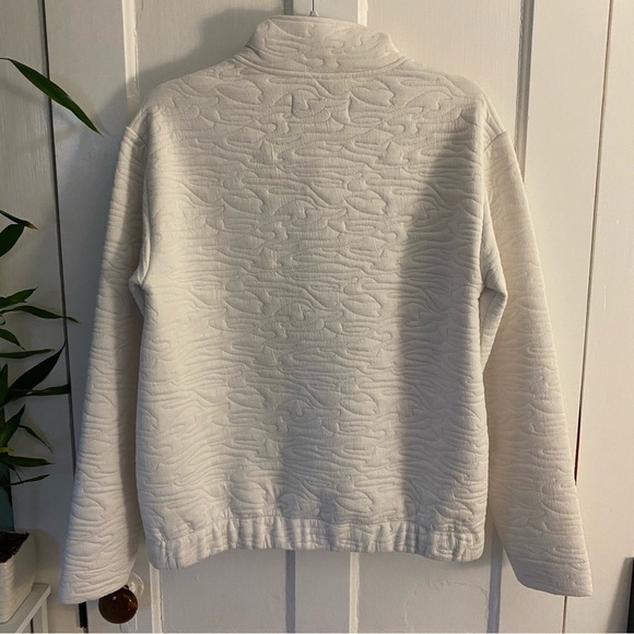 The American Outdoorsman for Women Textured Quarter Zip Pullover Top - Picture 4 of 4